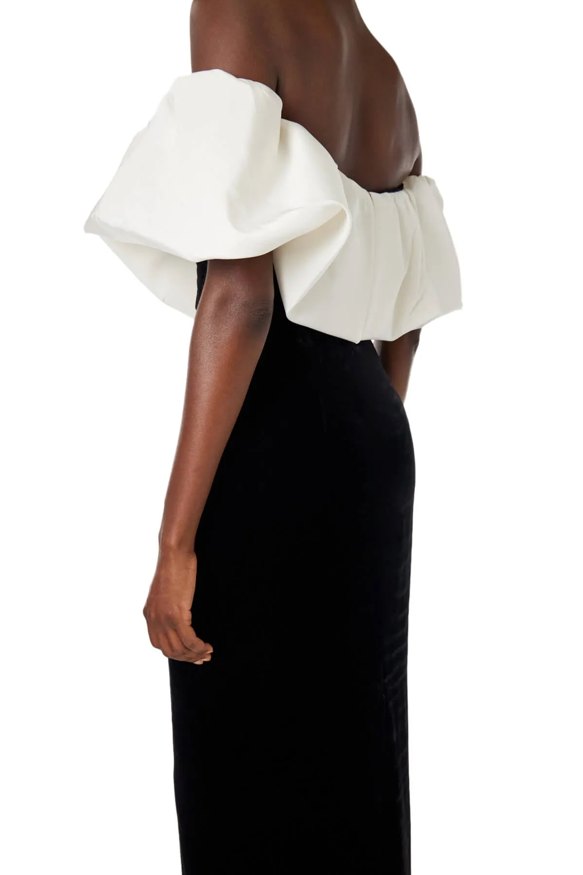 Off-the-Shoulder Column Gown