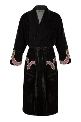 Termeh Robe - Black