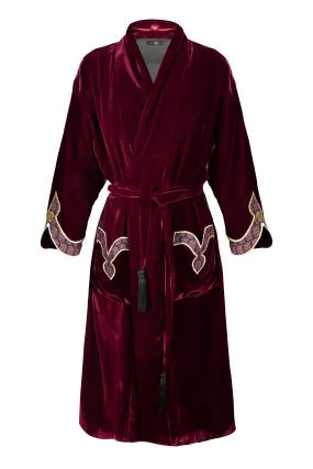 Termeh Robe - Burgundy