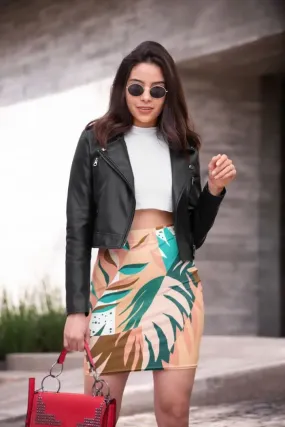 WATCHING THE LEAVES TURN Pencil Skirt