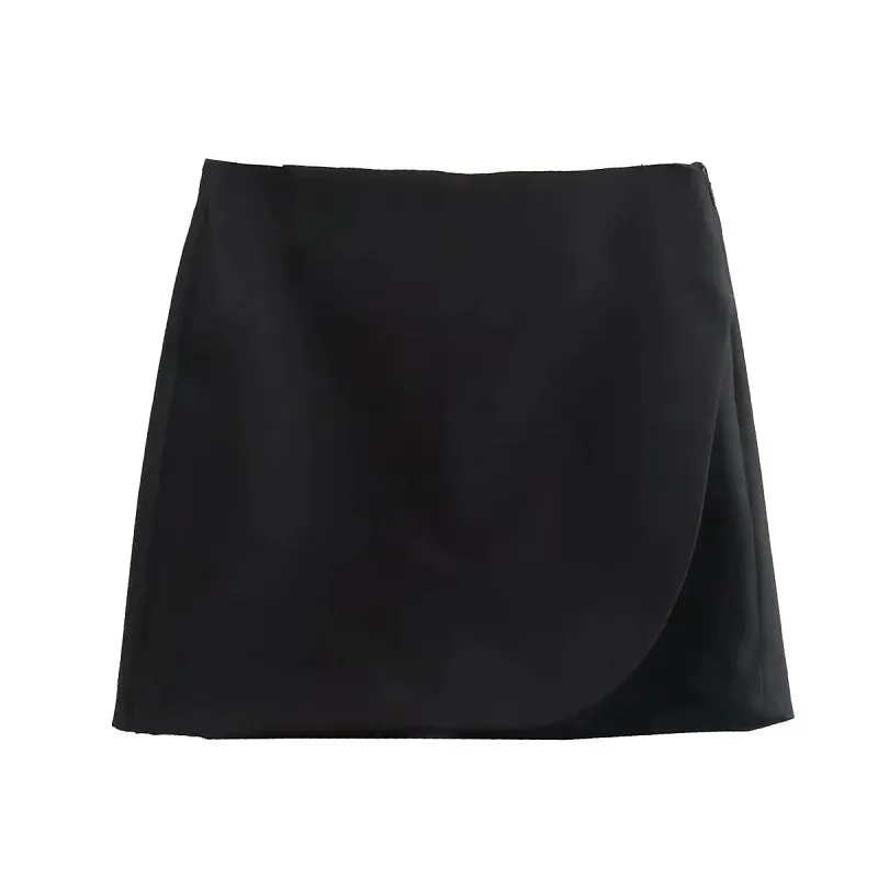 Women's Asymmetrical Fashion Designer Split Mini Skirts (Short)